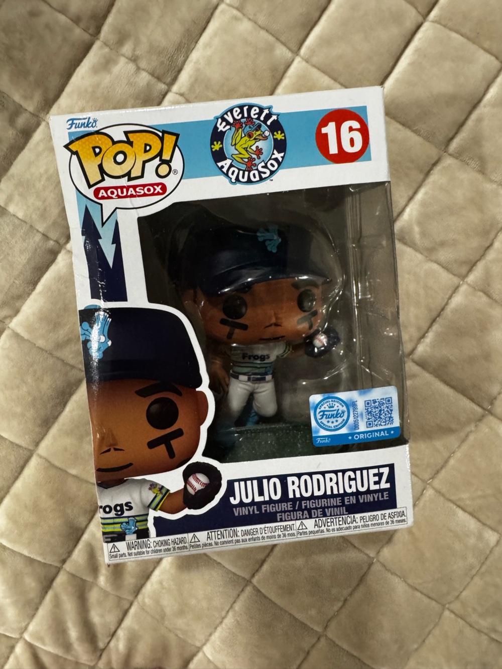 Funko Pop! Julio Rodriguez Vinyl Figure - Everett Aquasox